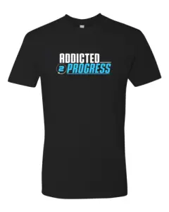 Addicted 2 Progress T Shirt Black