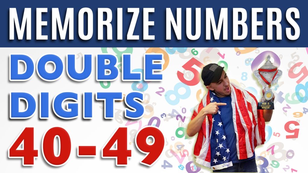 how to memorize numbers 40-49
