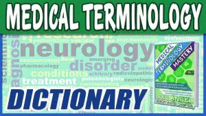 Medical Terminology Dictionary List