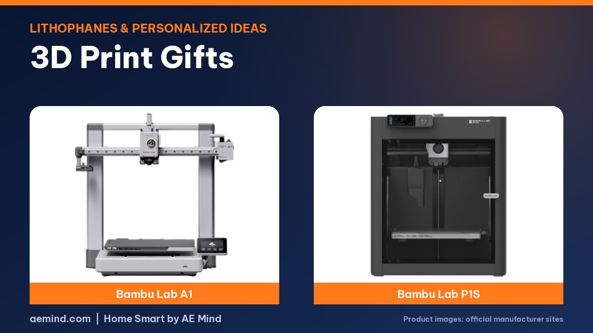3D print gifts and lithophanes