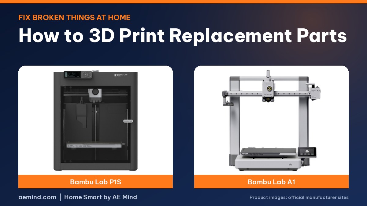How to 3D print replacement parts
