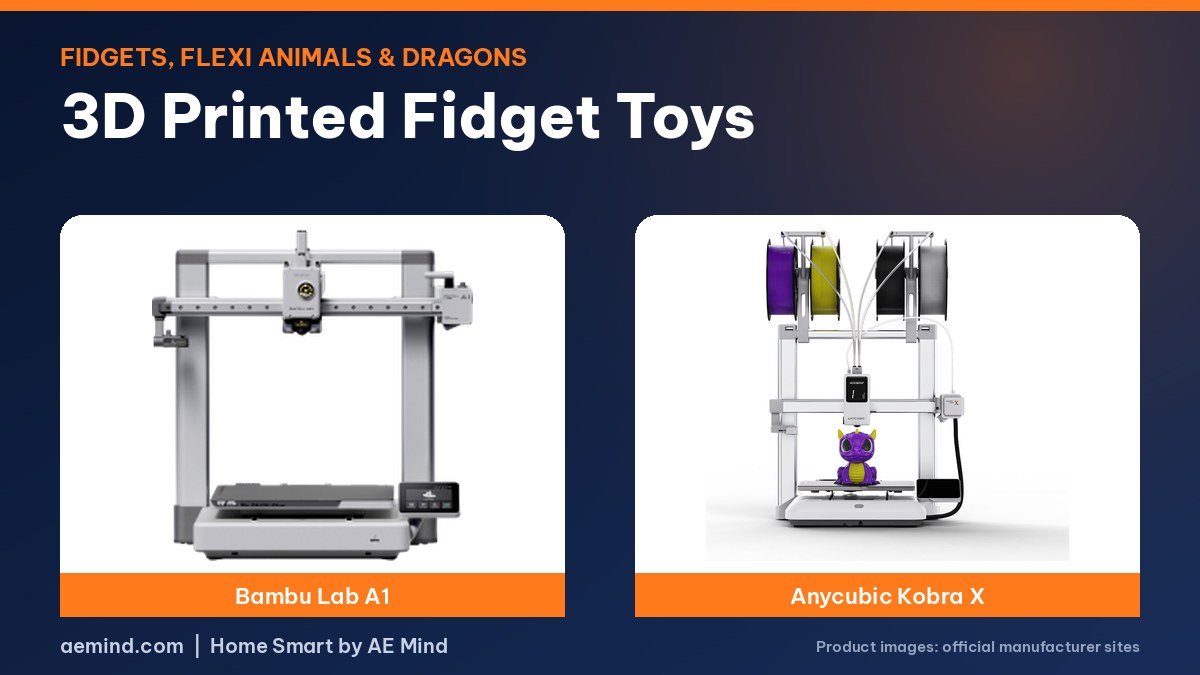 3D printed fidget toys