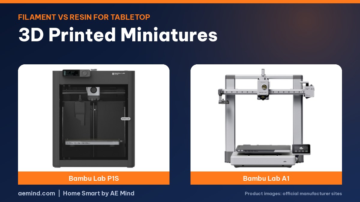 3D printed miniatures