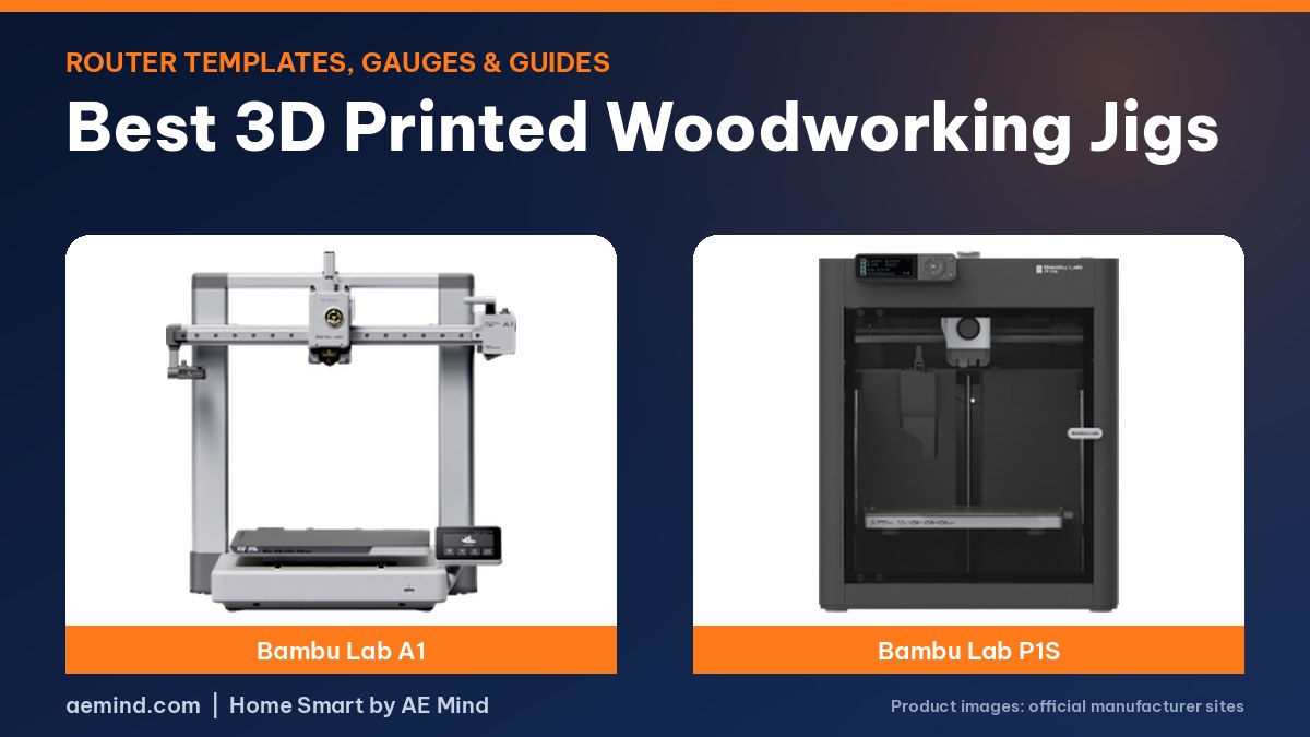 3D printed woodworking jigs