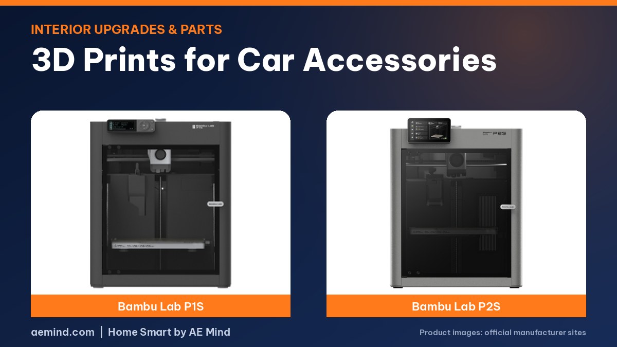 3D prints for car accessories