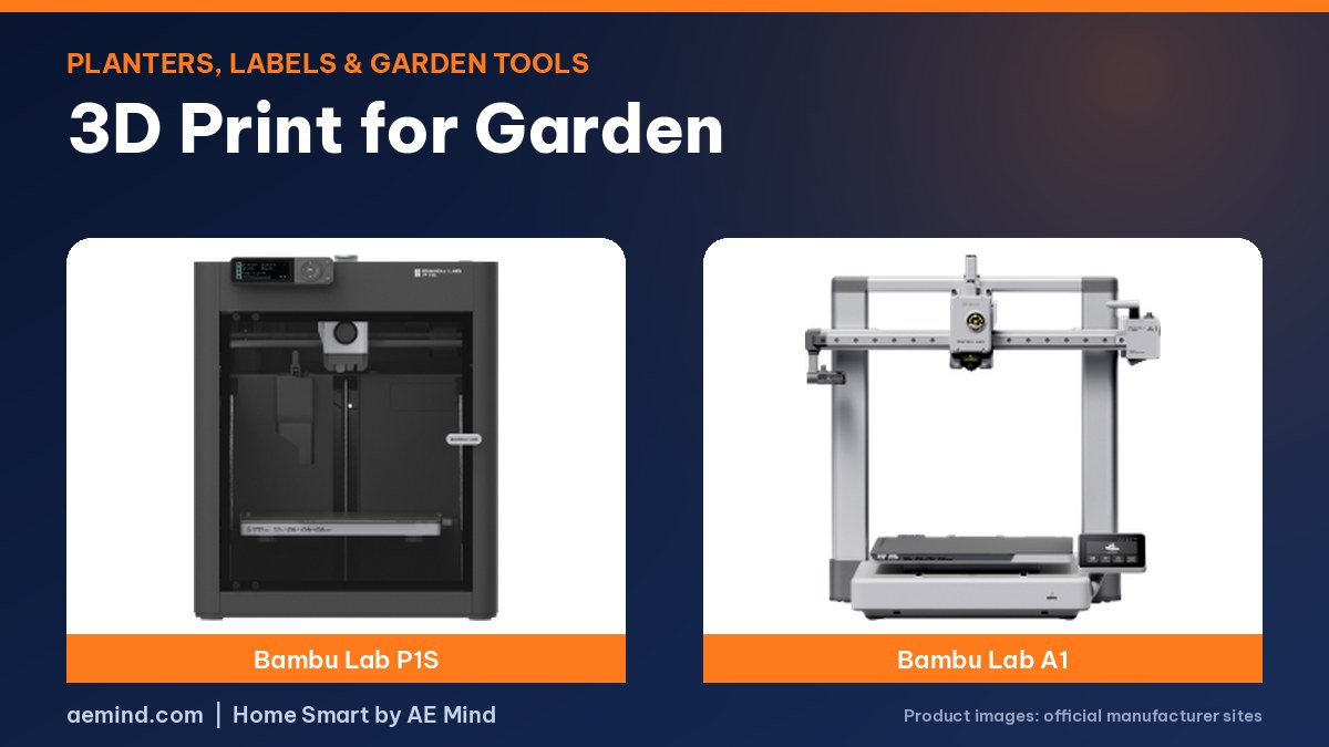 3D print for garden