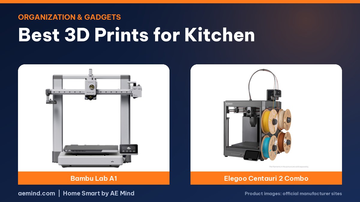 Best 3D prints for kitchen