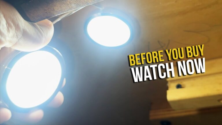 AIBOO LED Under Counter Lighting Review: 12 Ultra-Slim Dimmable Puck Lights With a Remote