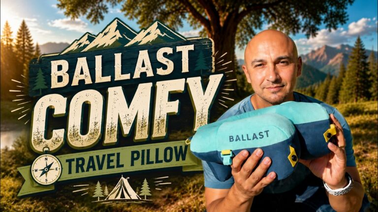 Ballast Pro Beach & Travel Pillow Review: Inflatable Pillow for the Park, Beach and Flights