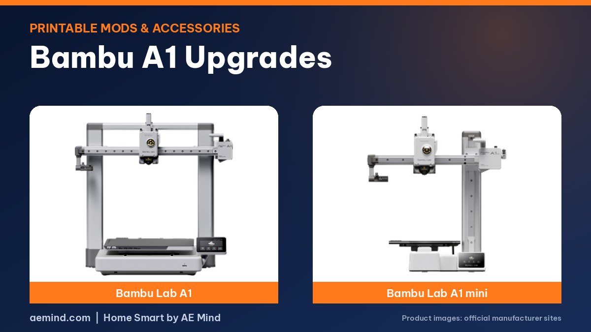 Bambu A1 Upgrades - official printer photos