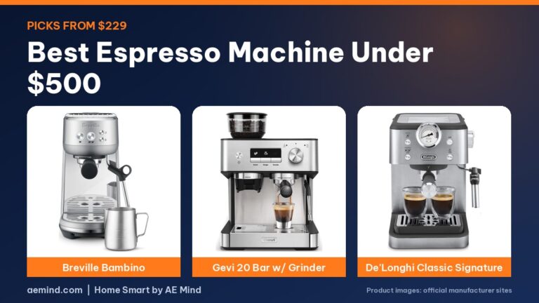 Best Espresso Machine Under $500 (2026): Picks From $229
