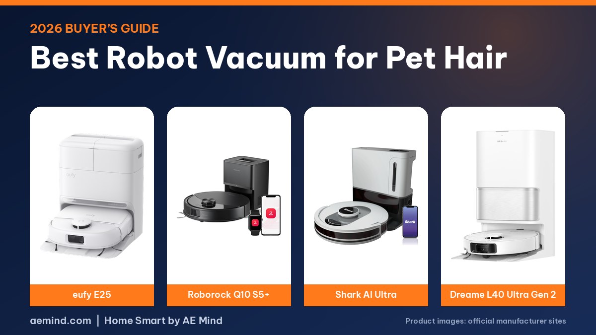 Best robot vacuum for pet hair