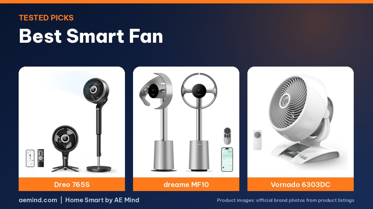 Best smart fan: Dreo, dreame and Vornado official product photos