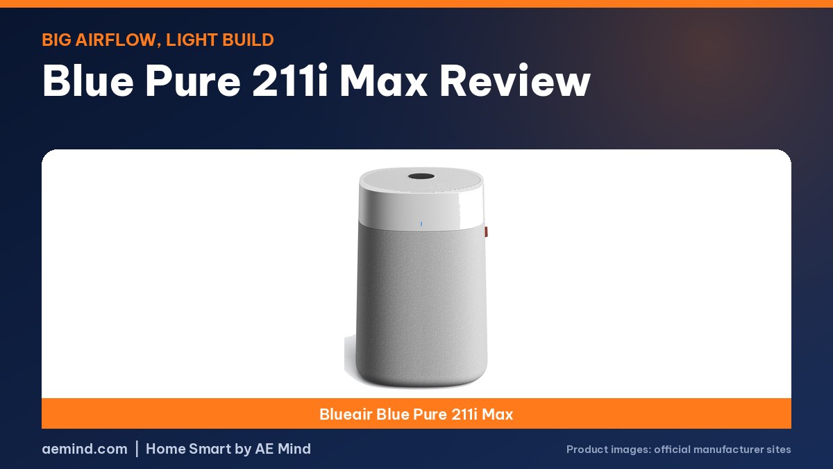 Blueair Blue Pure 211i Max air purifier review featured image