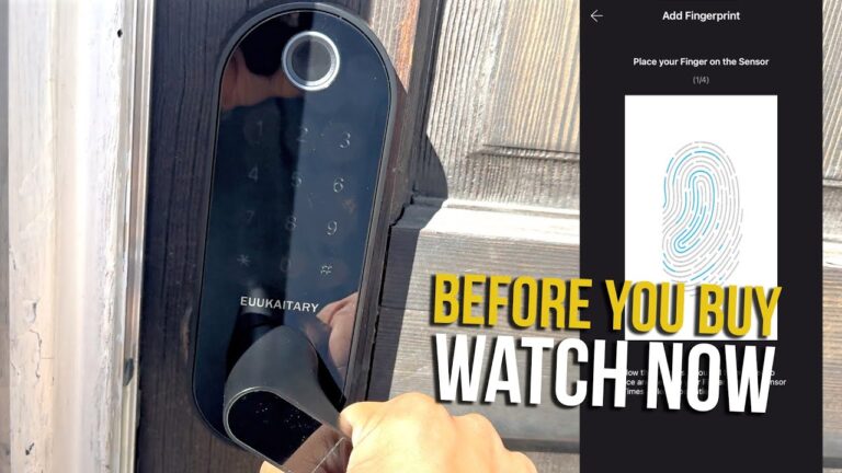 EUUKAITARY Fingerprint Smart Door Lock Review: Keyless Entry Handle With Built-In WiFi