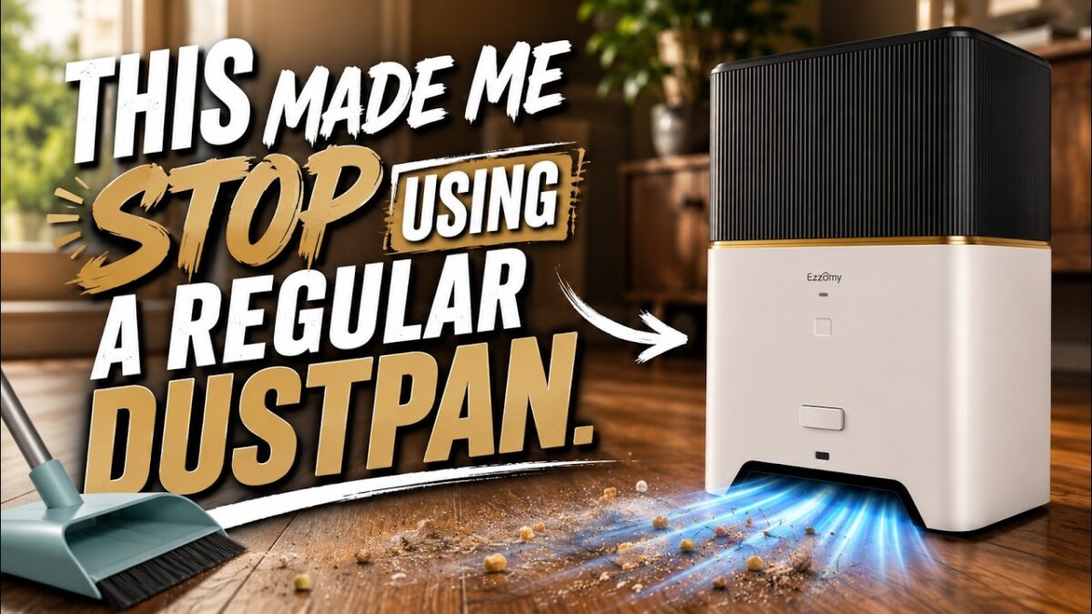 Ezzomy touchless vacuum dustpan review