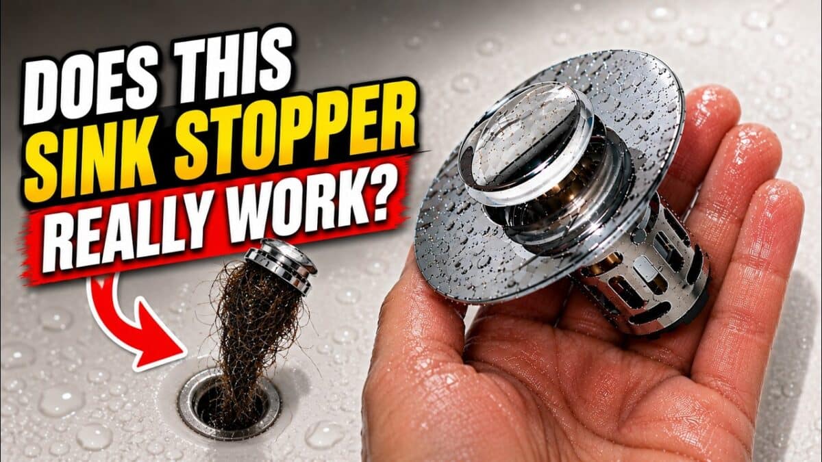 Hibbent 3-in-1 bathroom sink stopper and drain strainer review