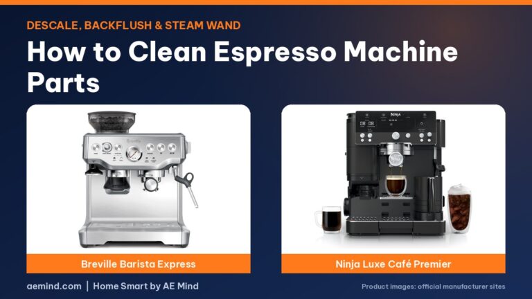 How to Clean Espresso Machine Parts: Descale, Backflush & Steam Wand