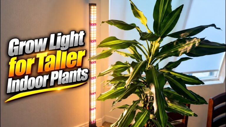 JESLED Vertical Grow Light Review: 60W Floor Plant Light for Tall Indoor Plants