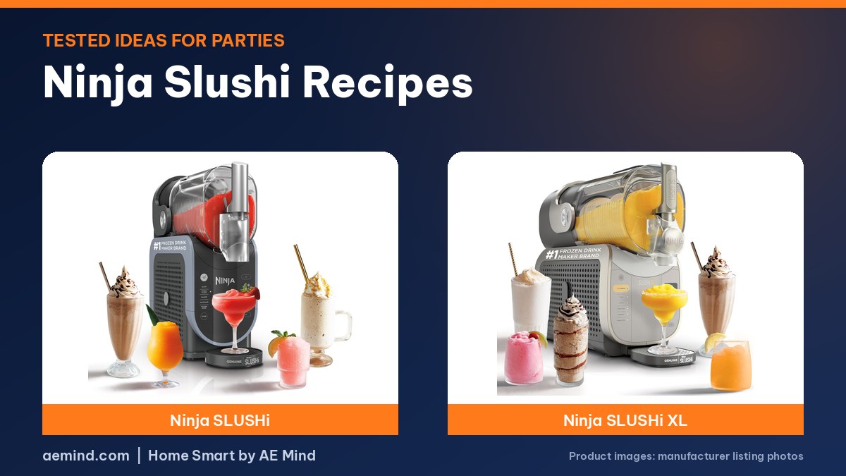 Ninja SLUSHi and SLUSHi XL frozen drink makers