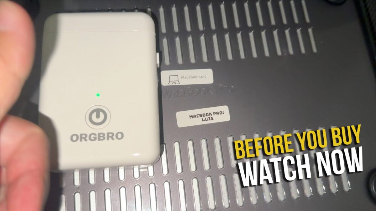 ORGBRO X1 Bluetooth label maker review