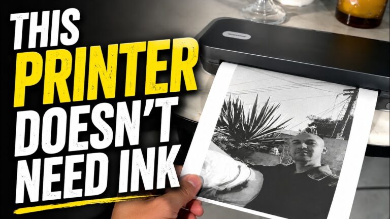 P1 Pro Portable Inkless Printer Review: Wireless Thermal Printing From My Phone