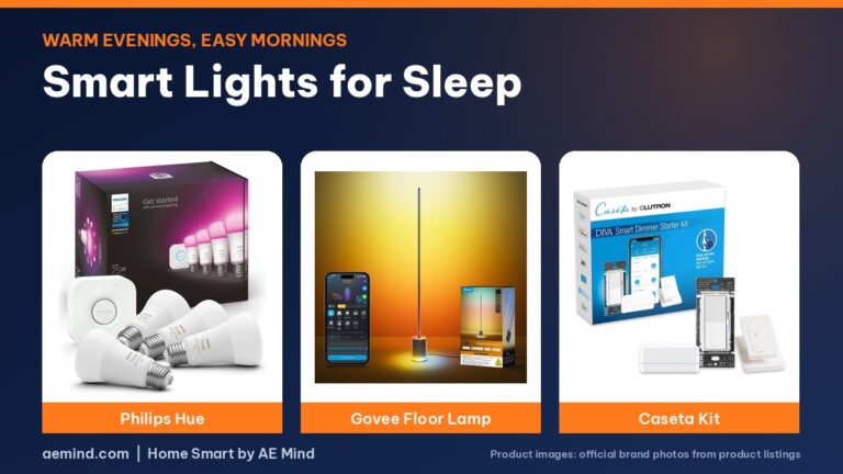 Smart Lights for Sleep: Set Up Warm Evenings and Easy Wake-Ups