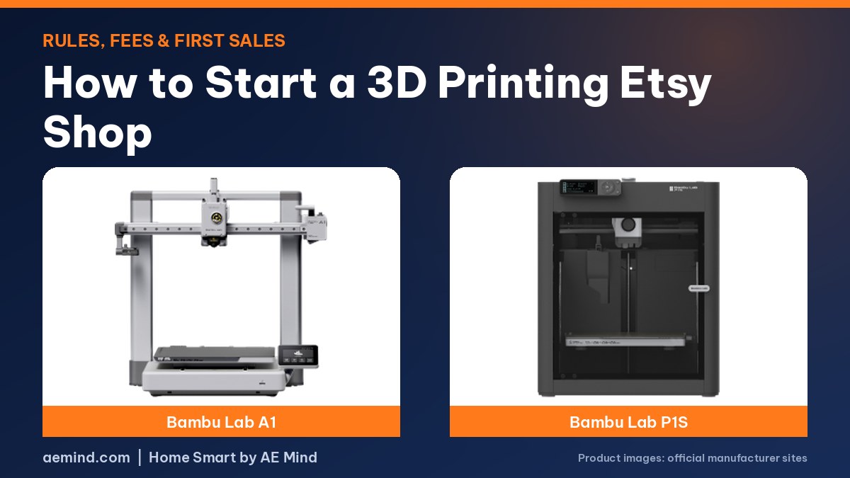 How to start a 3D printing Etsy shop