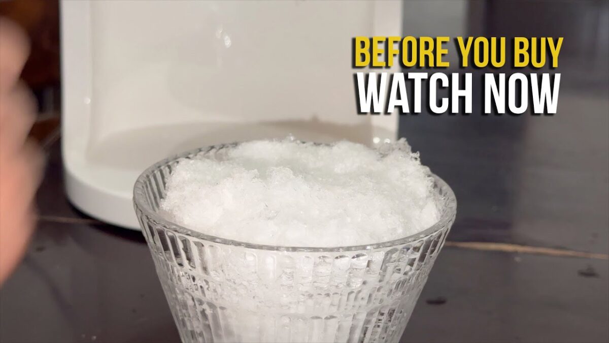 StrongBear snow cone shaved ice machine review