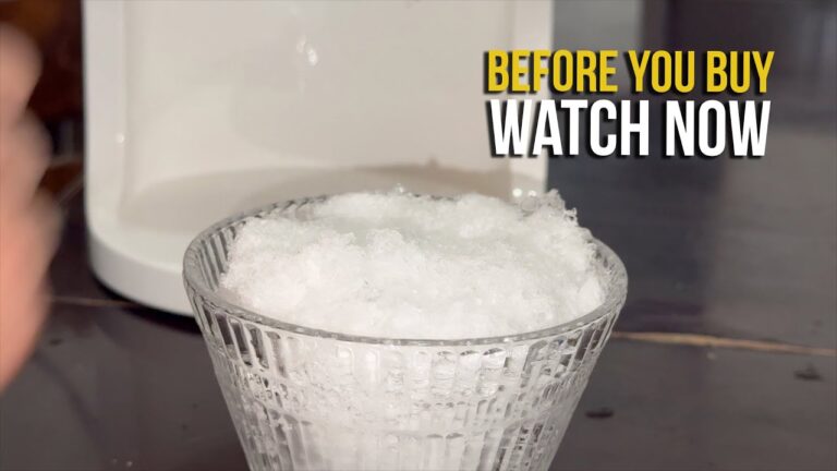 StrongBear Snow Cone Machine Review: Fluffy Shaved Ice at Home From Cubes or Molds