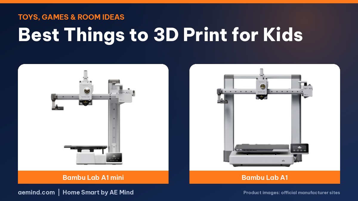 Best things to 3D print for kids