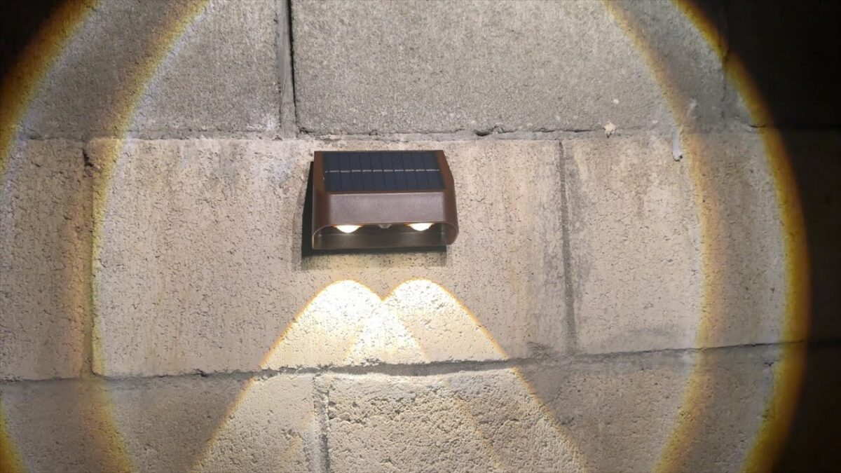 Yivsen solar fence lights review
